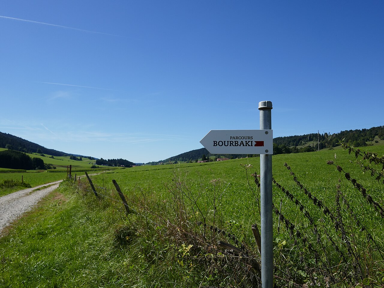 Le parcours mémoriel des Bourbaki aux Verrières.