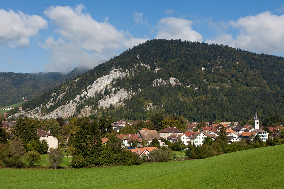Le village de Fleurier, au coeur du Val-de-Travers.