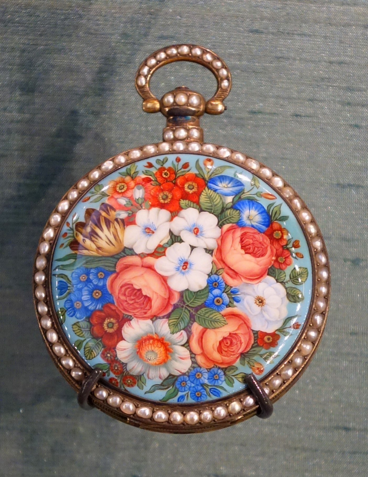 Montre de poche européenne exportée pour le marché chinois, XVIIIe ou début XIXe siècle, fabricant non identifié (British Museum).