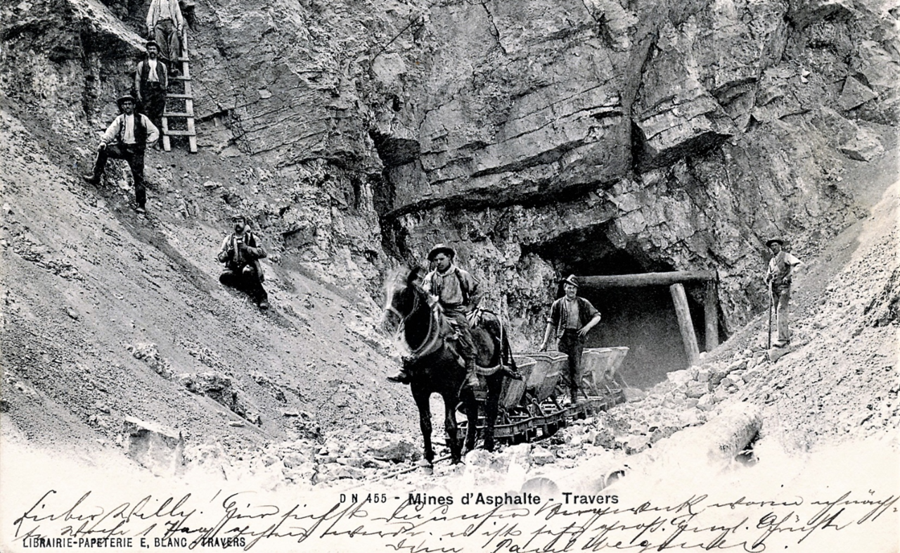 La Presta vers 1904, carte postale historique.