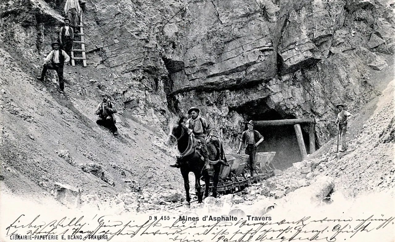 La Presta vers 1904, carte postale historique.